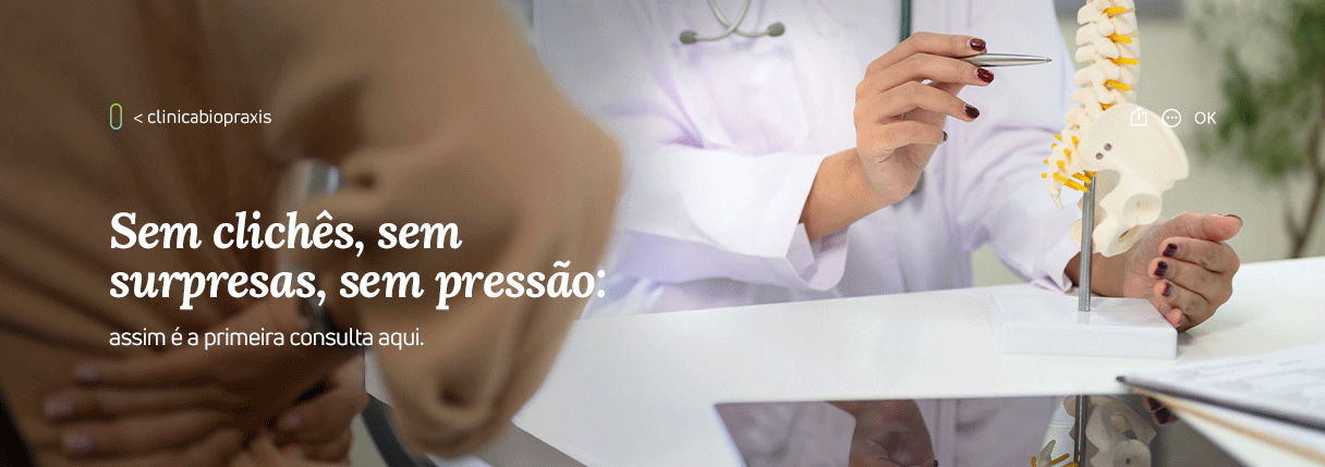 Sem clichês, sem surpresas, sem pressão: assim é a primeira consulta aqui